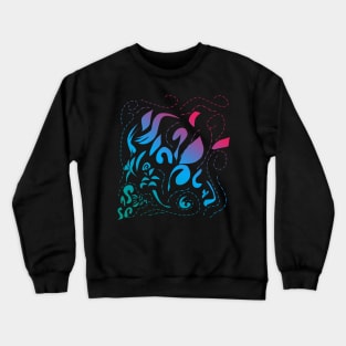  Fantasy flower vector Crewneck Sweatshirt